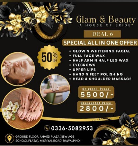Glam and  Beauty Salon  A House of Brides  and Fitness Center