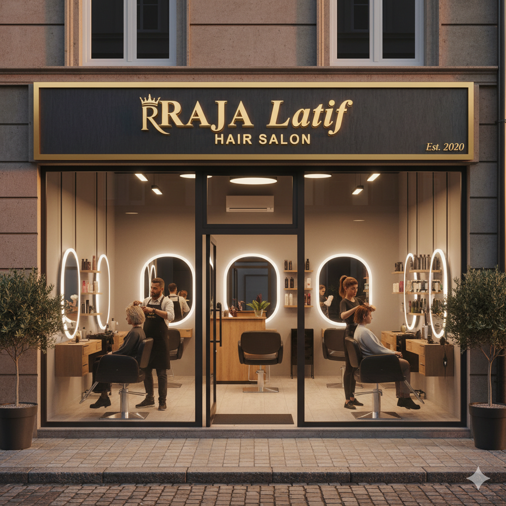 RAJA Latif Hair salon