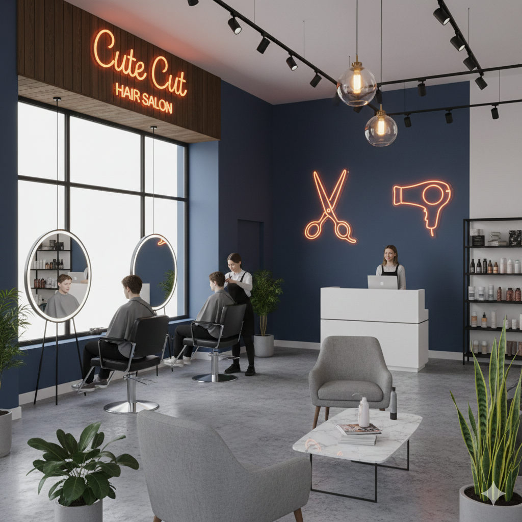 cute cut hair salon