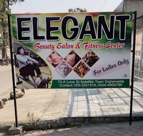 Elegant beauty salon and fitness center