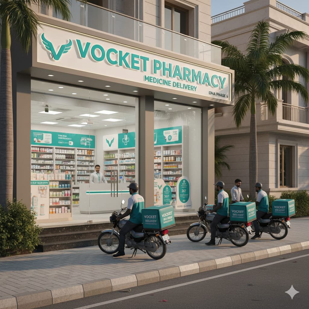 POCKET PHARMACY  MEDICINE DELIVERY DHA PHASE 6
