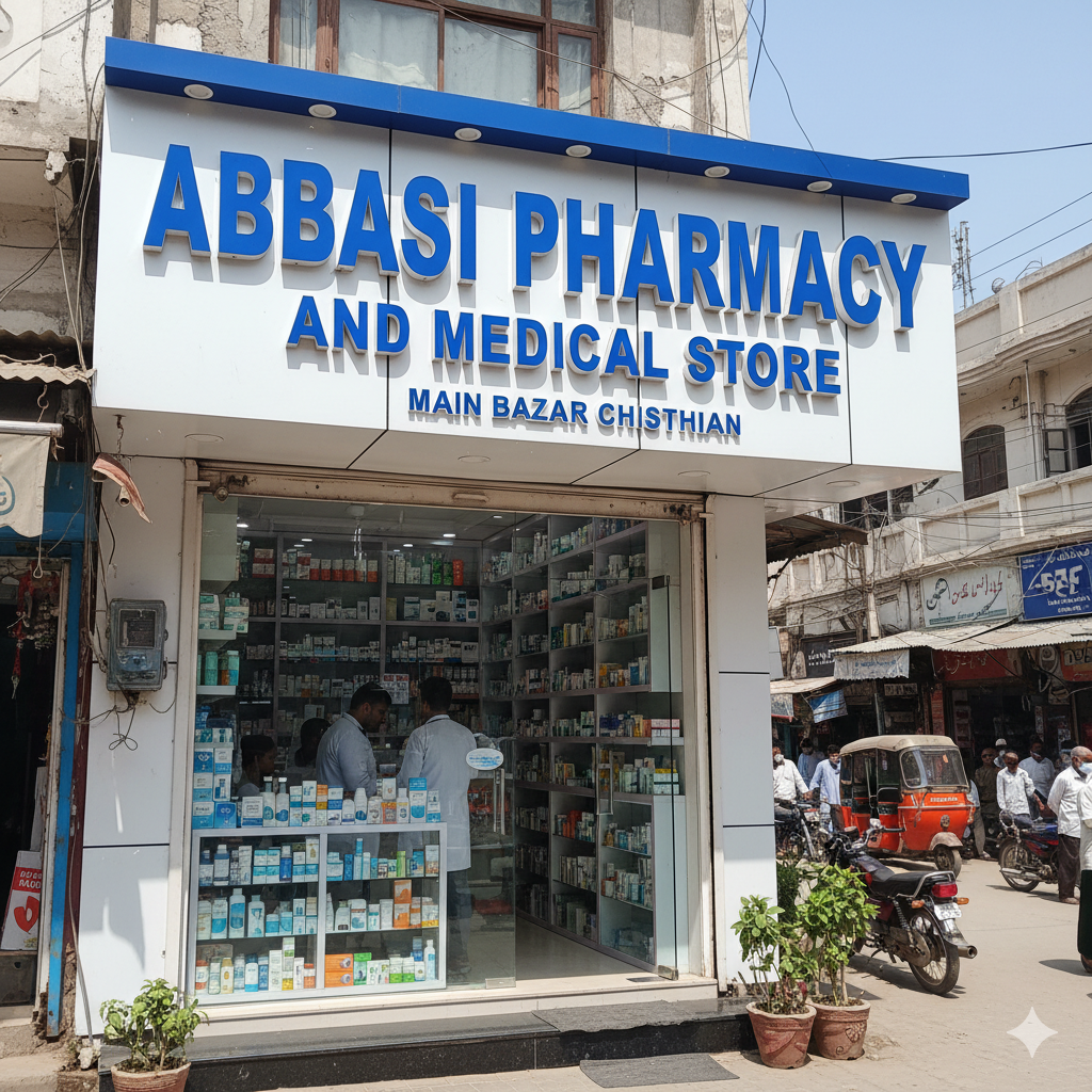 Abbasi pharmacy and Medical store main bazar chishtian