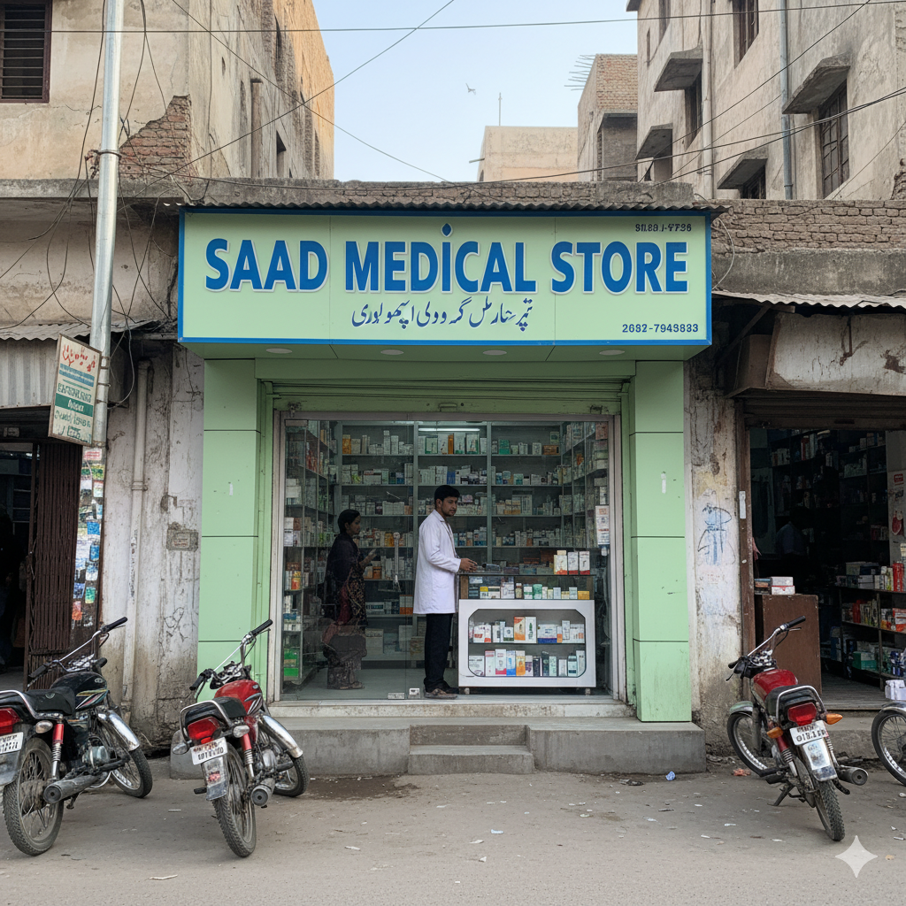 Saad Medical Store Allama Iqbal Town