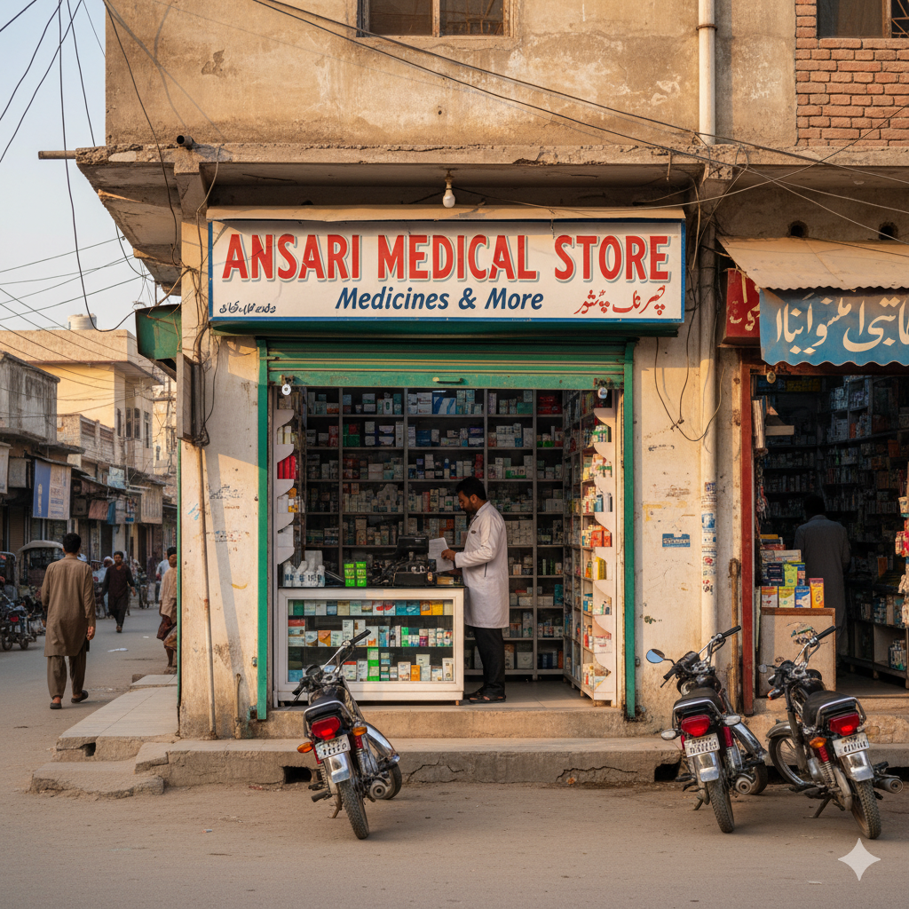 UNIVERSAL MEDICAL STORE Chowk  Shaheedan