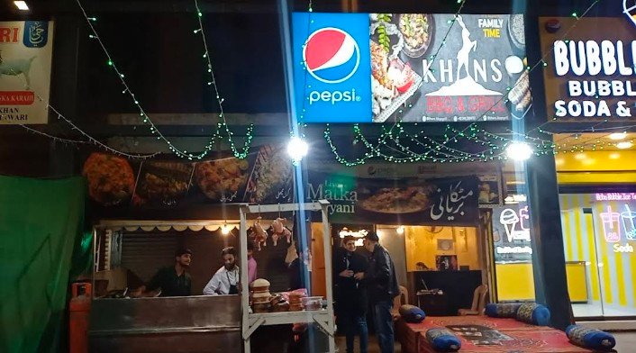 Khans BBQ & Grill back side nihari inn restaurant branch