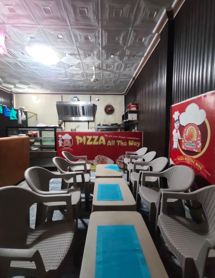 Pizza all the way umer bahi
