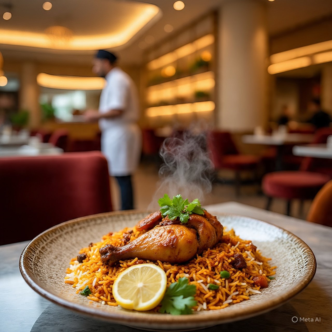Sultani chicken biryani BBQ