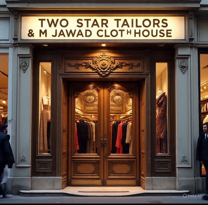 Two Star Tailors and M Jawad Cloth House