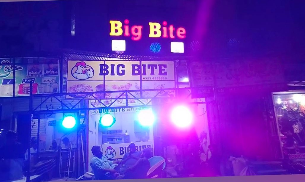 Big bite pizza slice