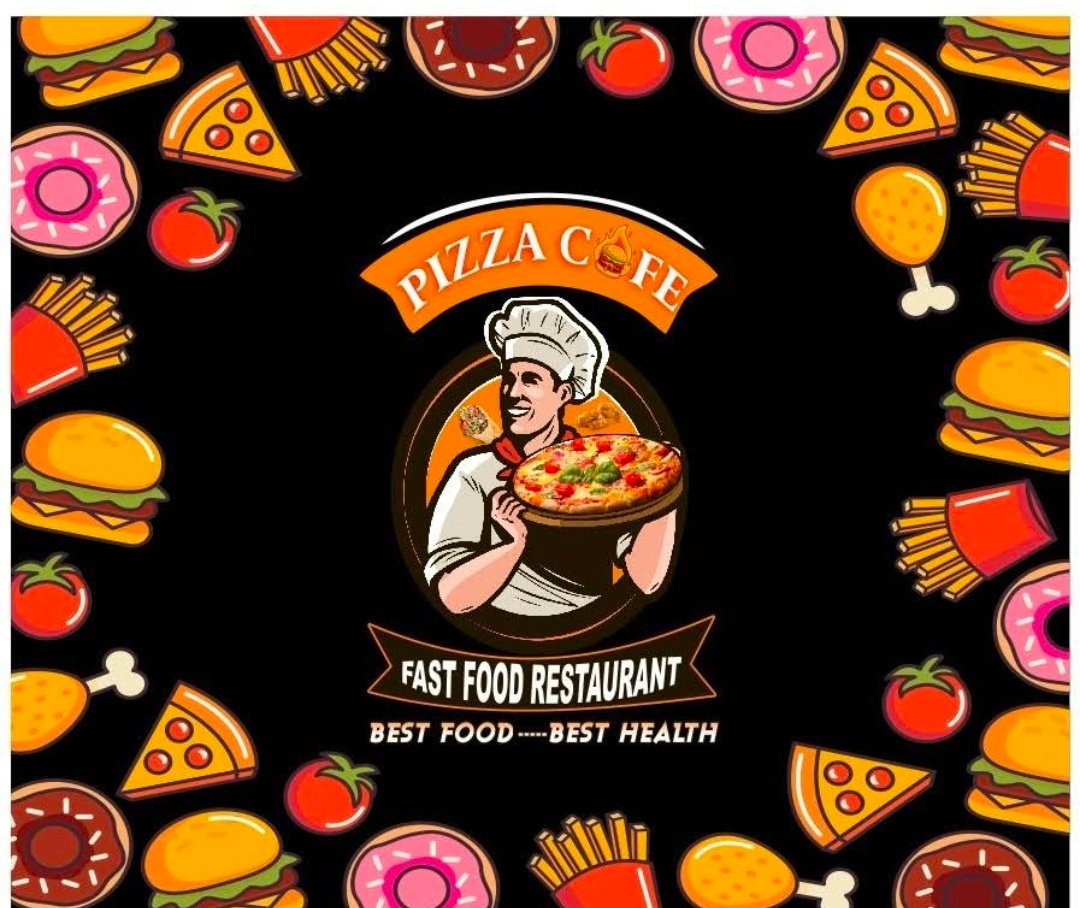 Pizza cafe fast food restaurant