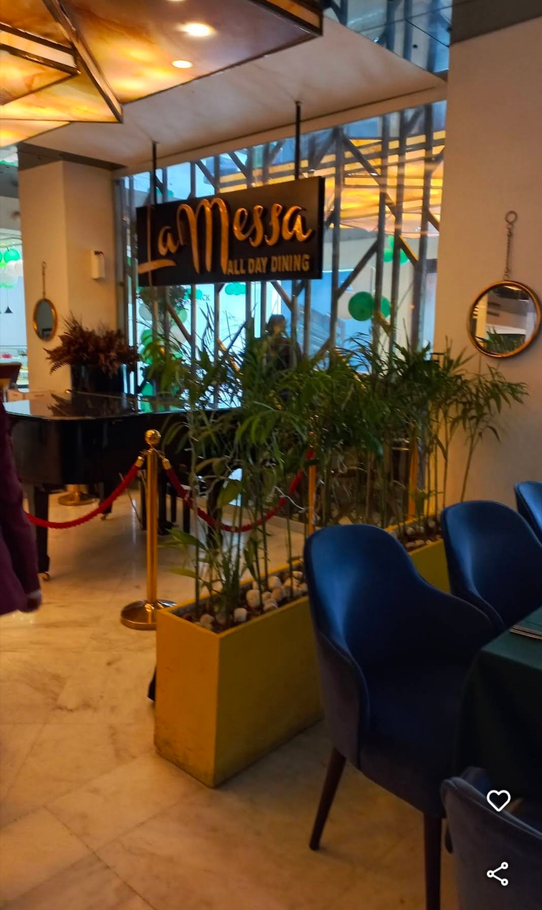 Lamessa indigo restaurant