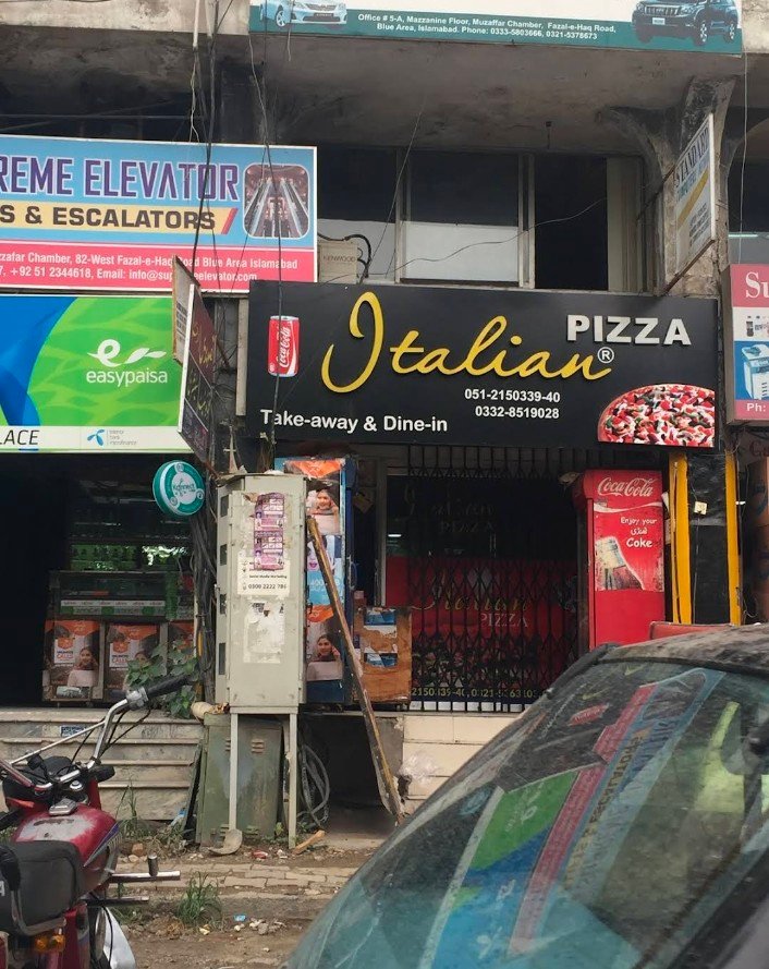Italian Pizza Blue Area