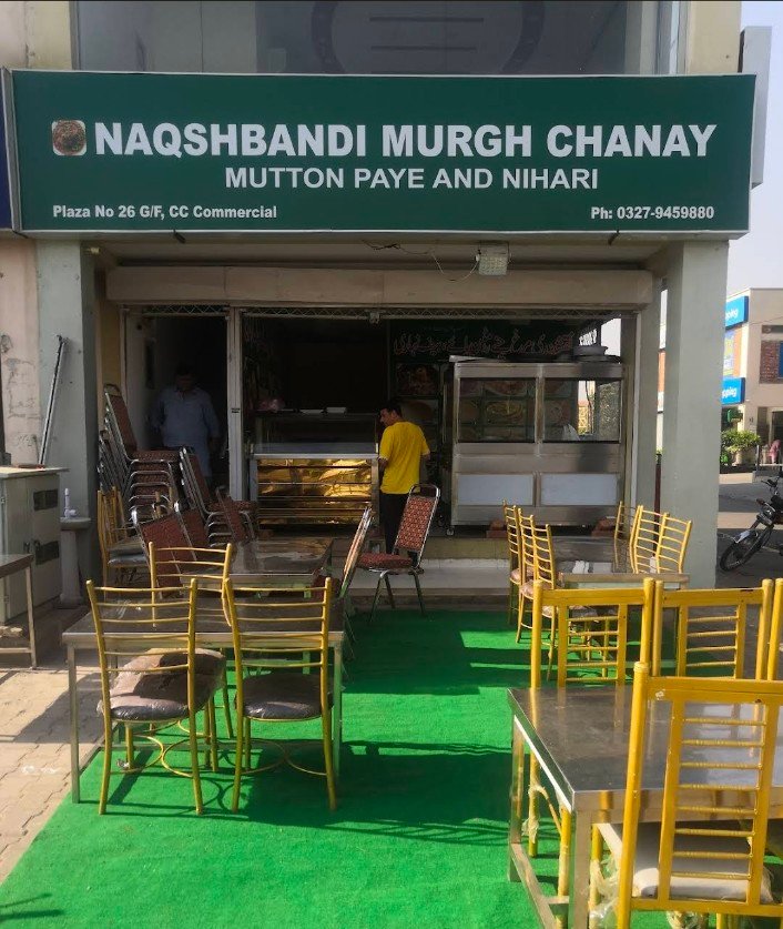 Naqshbandi murg chany & Bong pay and fastfood