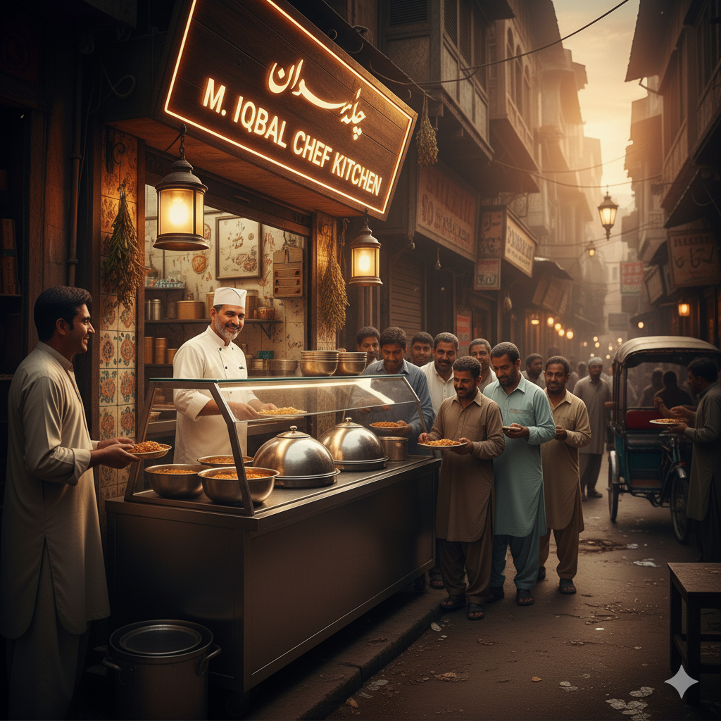 M Iqbal chief kitchen